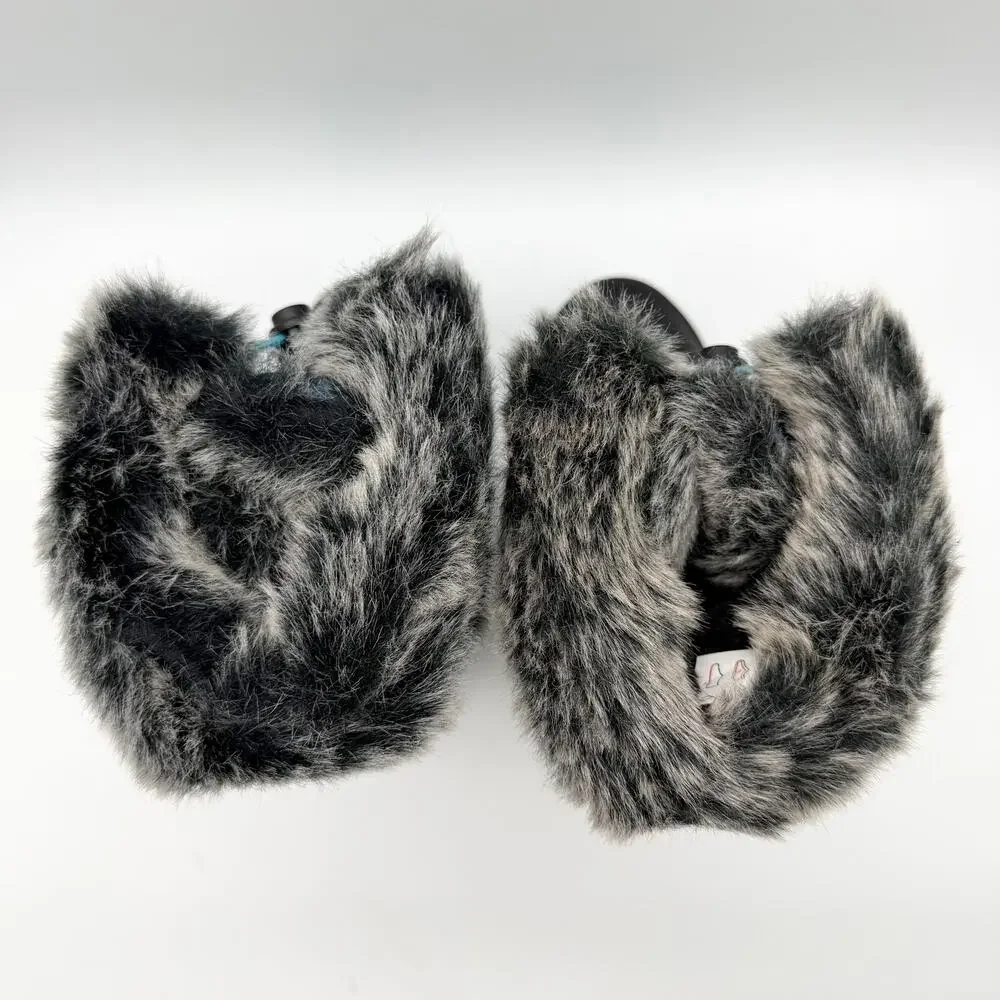 Kamik Kids Snowangel Winter Boots US 12 EU 30 Navy Blue Waterproof GUC